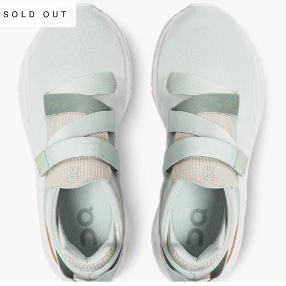 On Running Cloudnova Wrap Velcro Mint Sneaker- Women’s Size 9